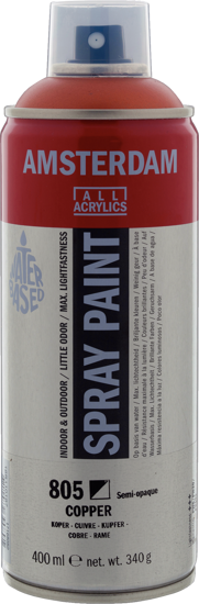 Acrylverf  spuitbus koper
