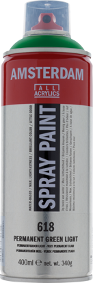 Acrylverf spuitbus perm. groen licht