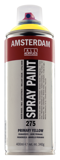 Acrylverf  spuitbus primairgeel