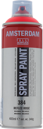Acrylverf  spuitbus reflexroze