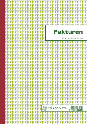 Facturen 29,7x21cm (3-voud)