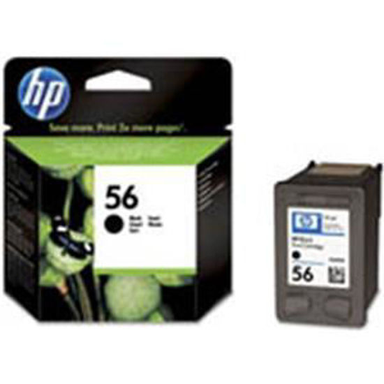 HP inktcardridge 56 zwart, 19ml 