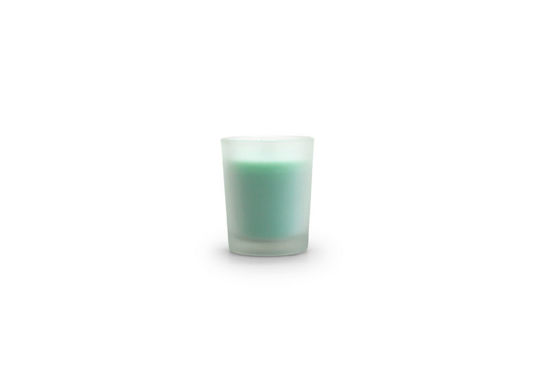 kaars mini munt mat glas