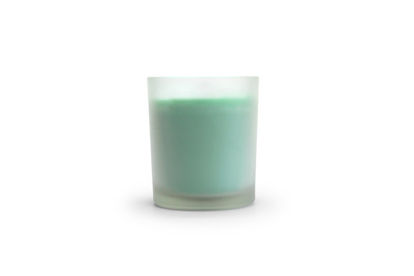 kaars medium munt mat glas