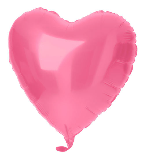 Folieballon hart roze