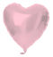 Folieballon hart pastel roze