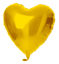 Folieballon hart goud