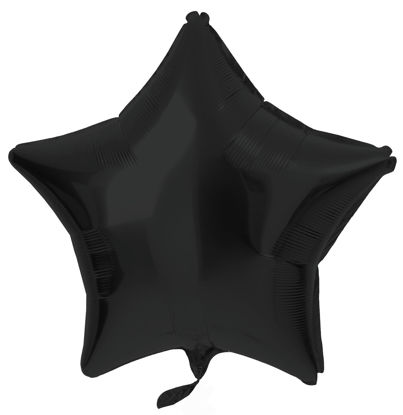 folieballon ster zwart
