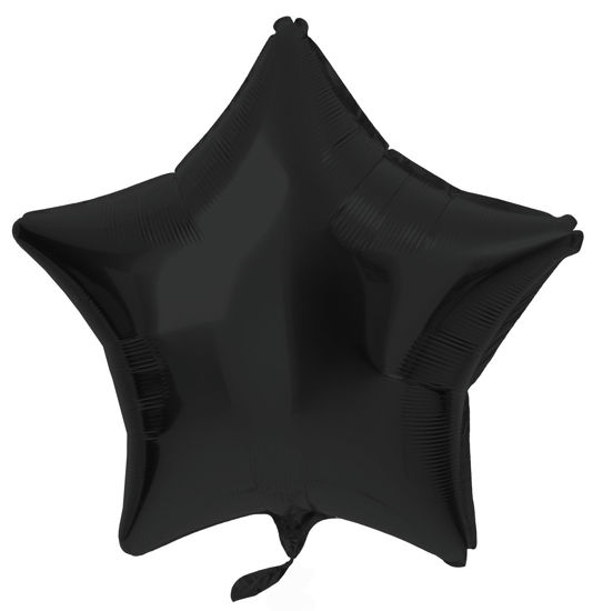 folieballon ster zwart