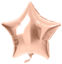 folieballon ster roze goud