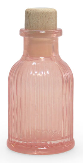 Glazen ribbelflesje magnolia 40ml