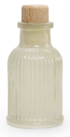 Glazen ribbelflesje cotton 40ml