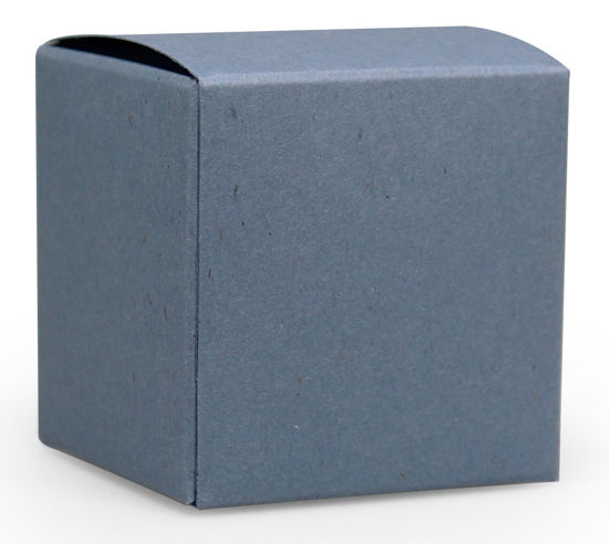 Silver Blue kubus 12 stuks 