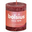 Rustiek stompkaars velvet red 80/68