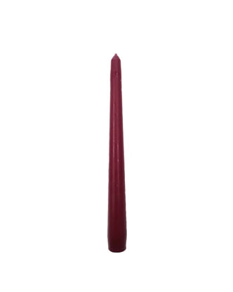 Gotische kaars Bolsius wijnrood, 240mm x Ø23mm, 7h