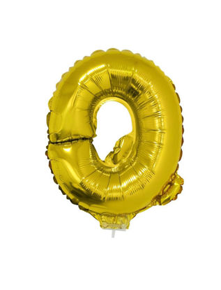Folieballon letter Q goud 41 cm