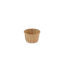 Bakje papier rond bruin 37ml