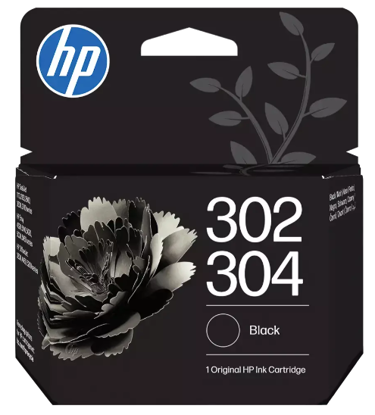 HP inktcardridge 302/304 zwart, 3,5ml