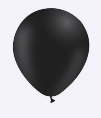 Ballon zwart 50 stuks