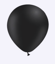 Ballon zwart 50 stuks